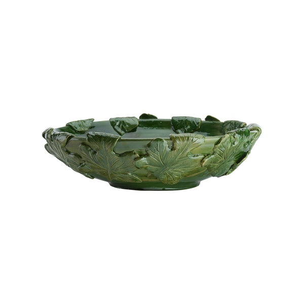 Chelsea House Fig Leaf Low Bowl