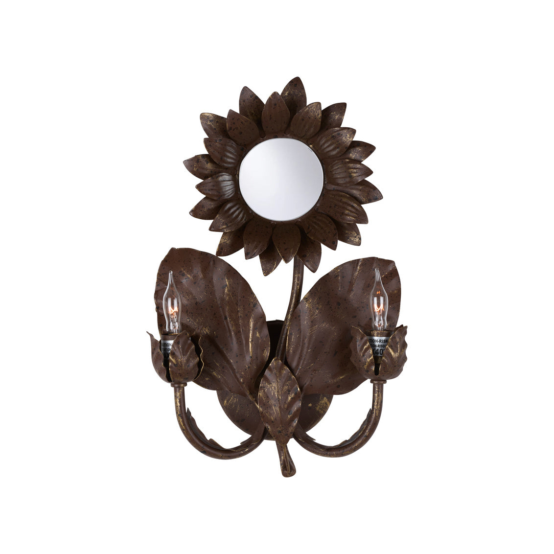 Chelsea House Sunflower Wall Sconce Bronze