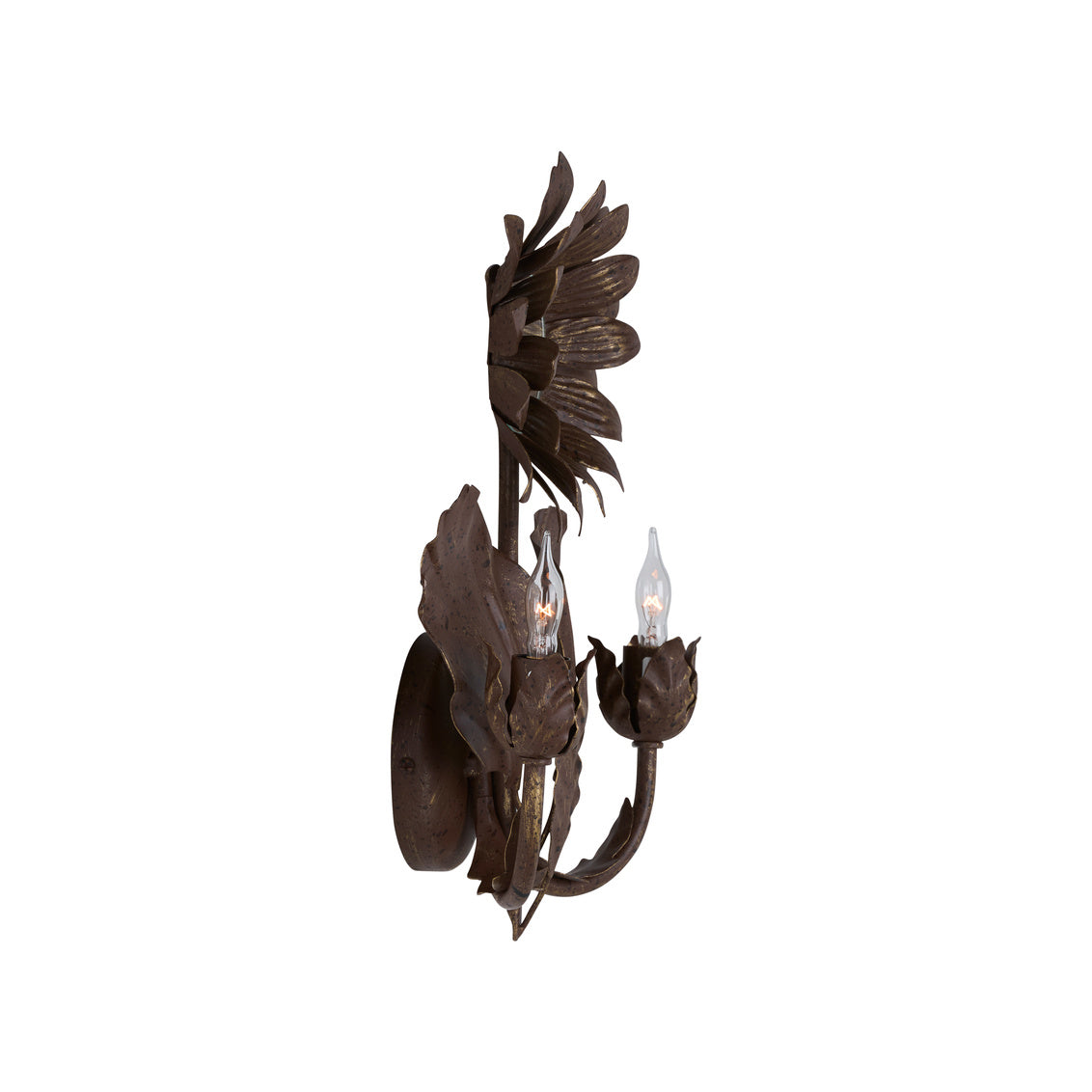 Chelsea House Sunflower Wall Sconce Bronze