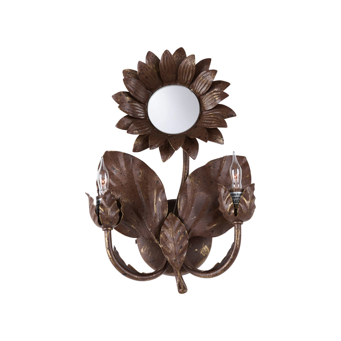 Chelsea House Sunflower Wall Sconce Bronze