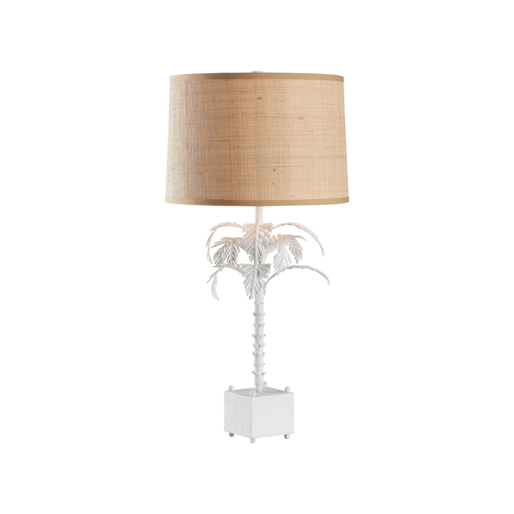 Chelsea House Palm Table Lamp White