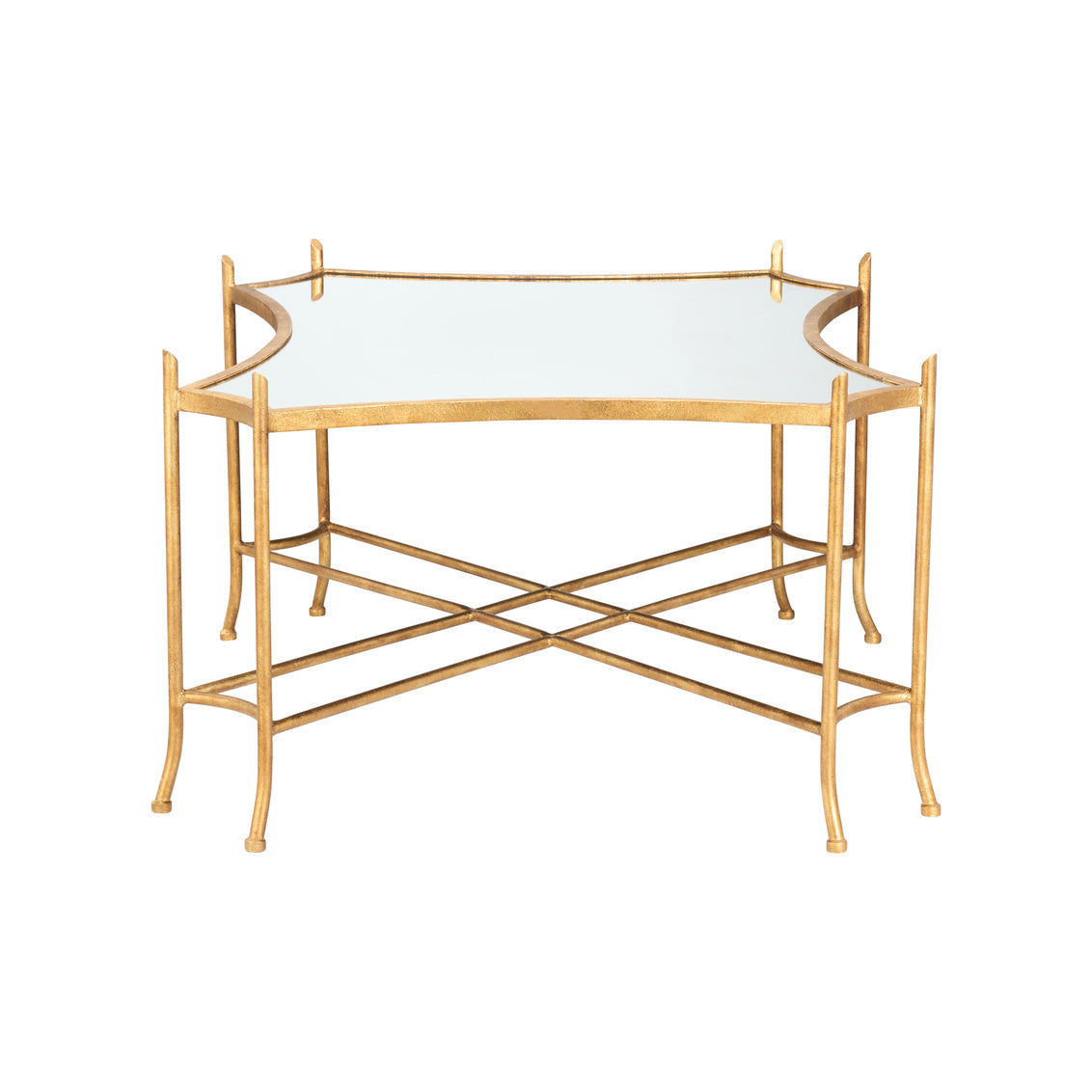 Chelsea House Rory Mirrored Coffee Table