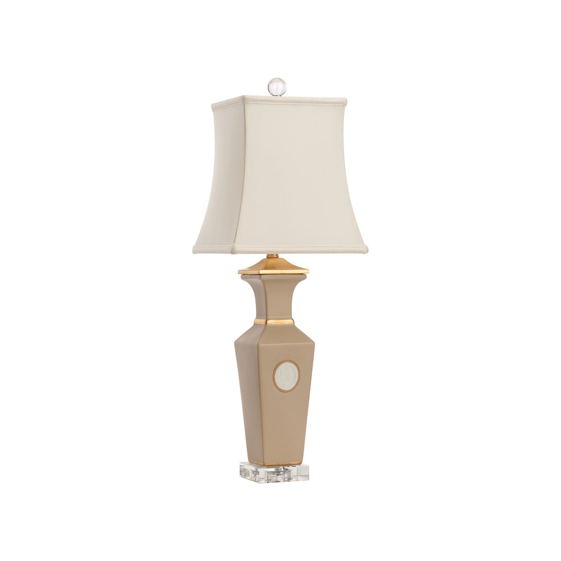 Chelsea House Intaglio Lamp Taupe