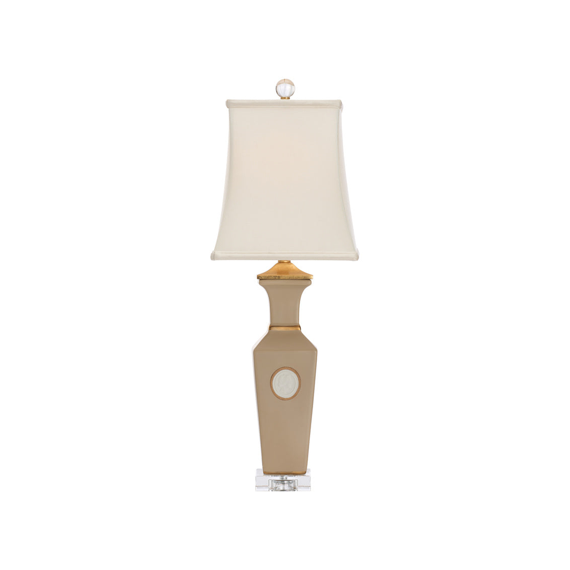 Chelsea House Intaglio Lamp Taupe