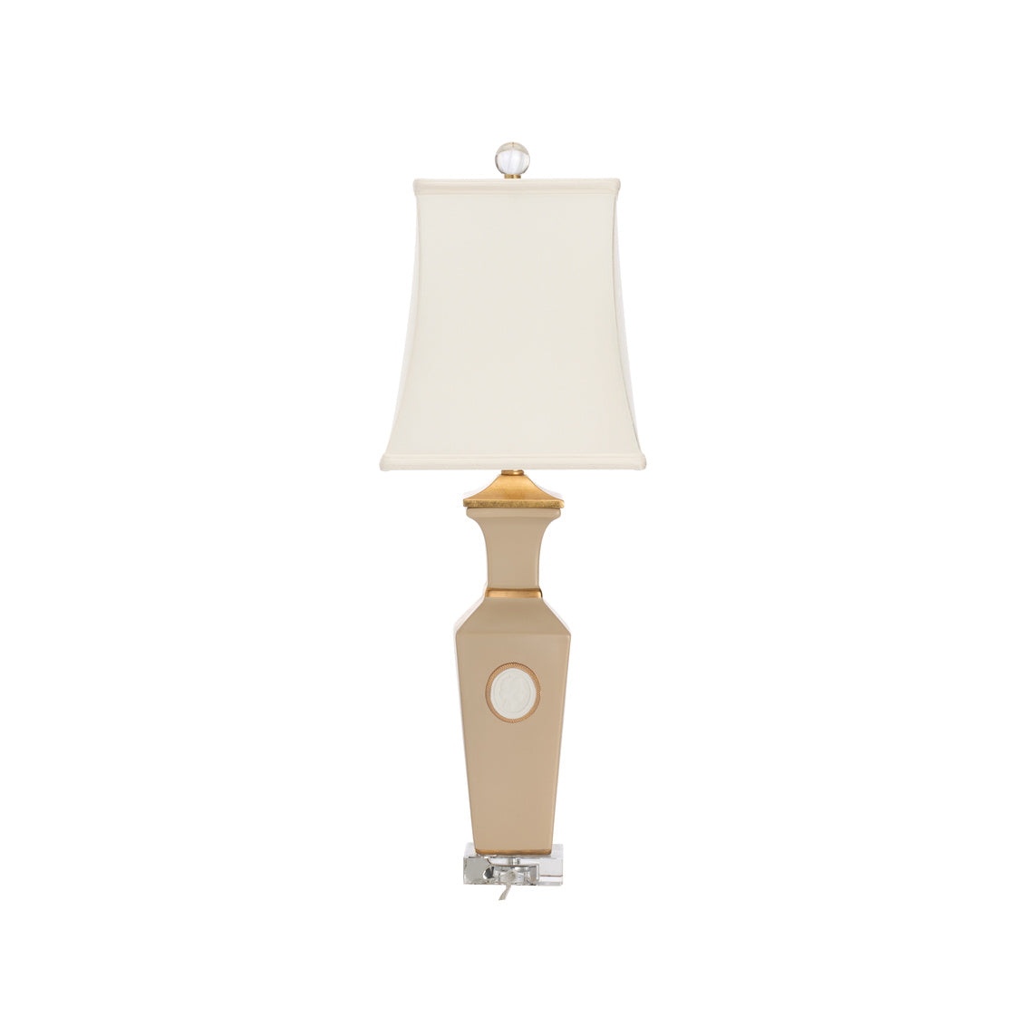 Chelsea House Intaglio Lamp Taupe