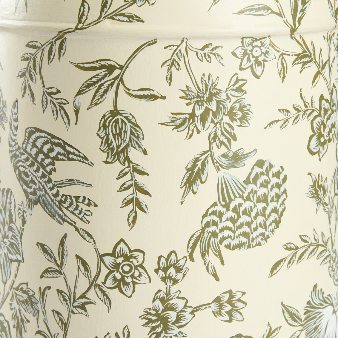 Chelsea House Woodland Toile Tea Caddy Lamp