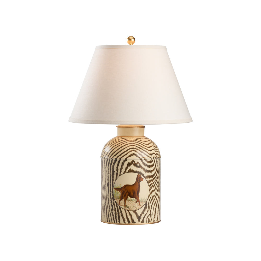 Chelsea House Retriever Tea Caddy Lamp