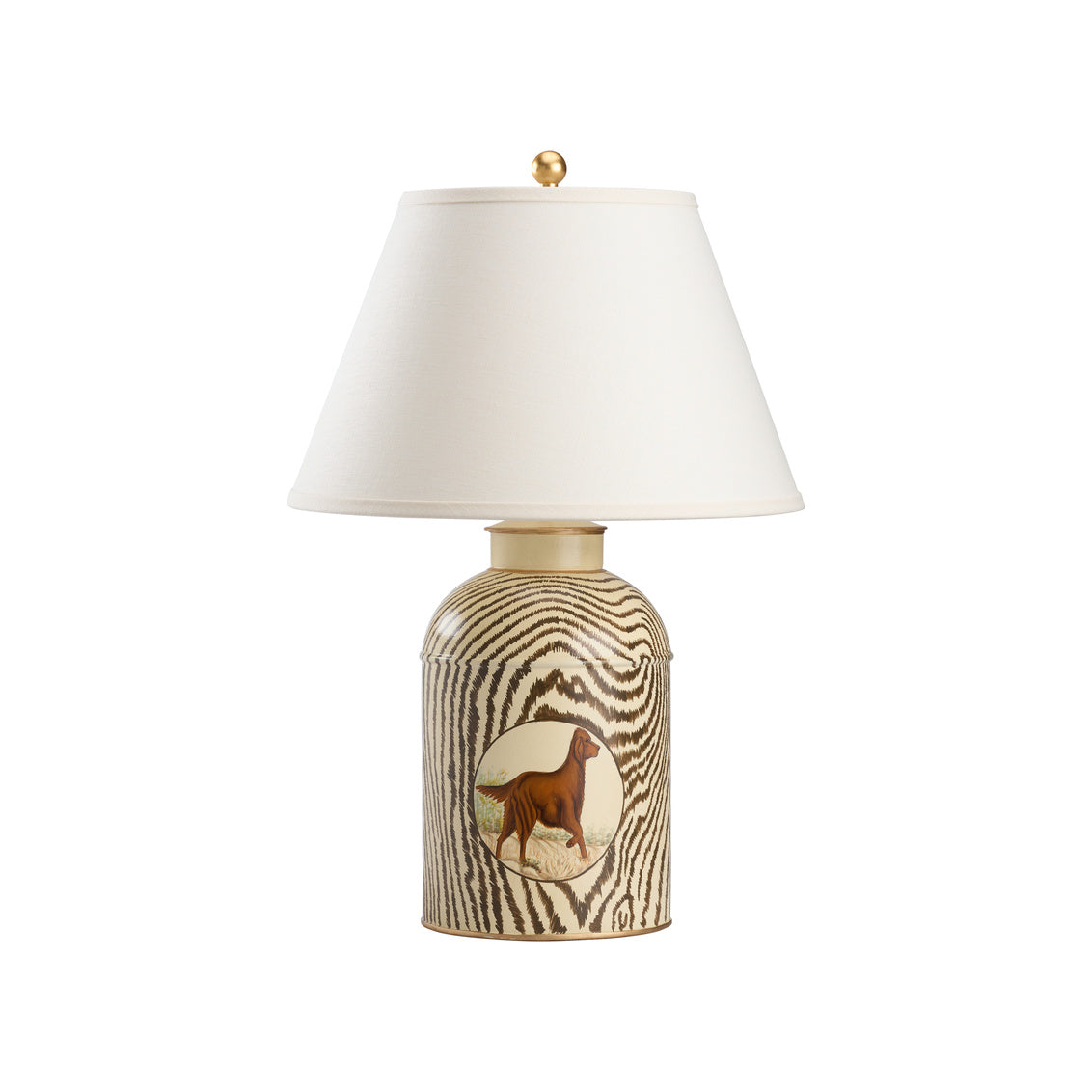 Chelsea House Retriever Tea Caddy Lamp