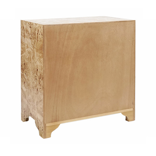 Worlds Away Calvin Burl Wood Chest