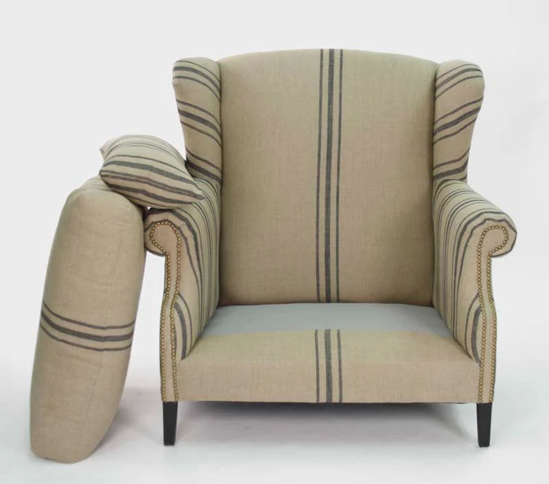 Zentique Napoleon Half Wingback Chair