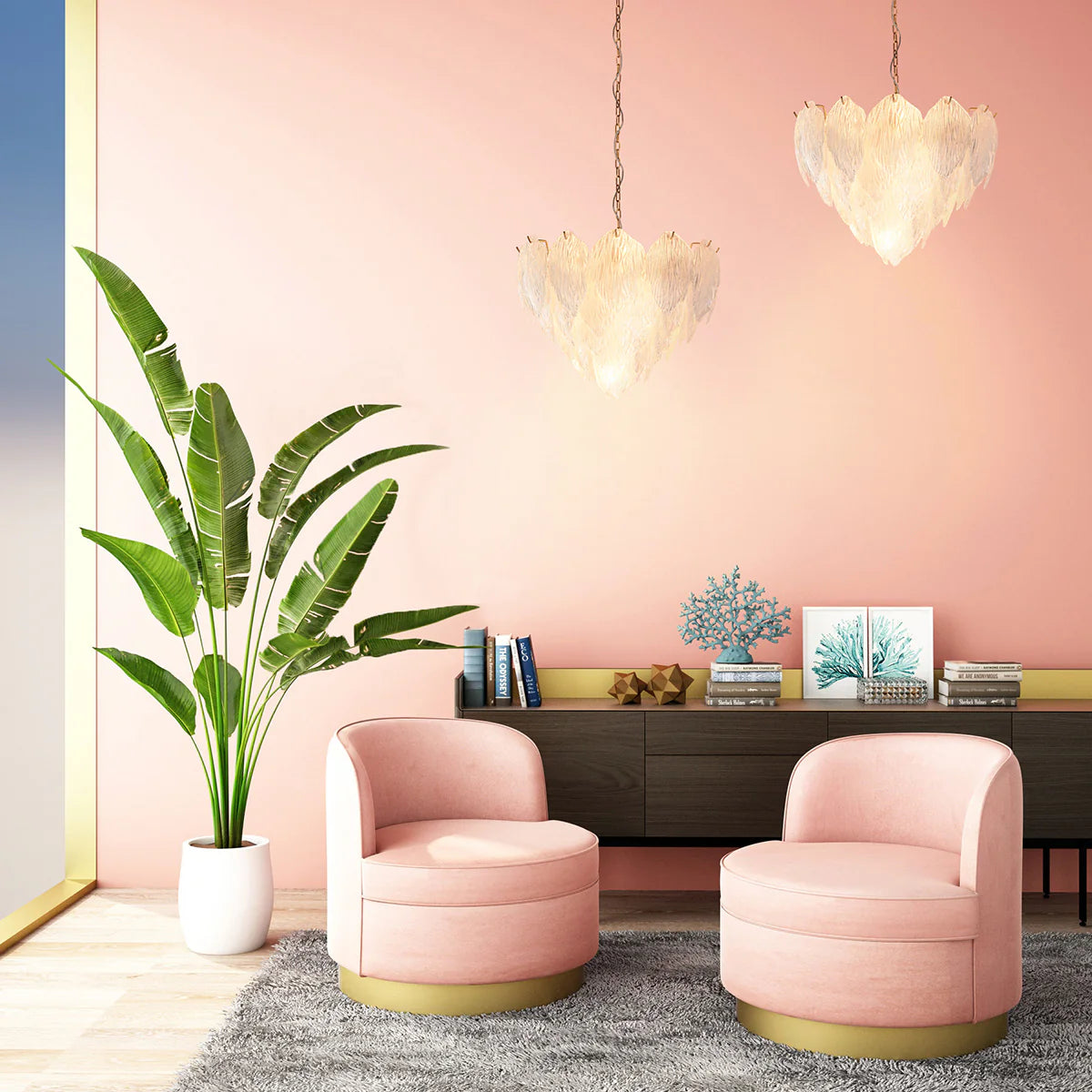 Lucas McKearn Acanthus Chandelier