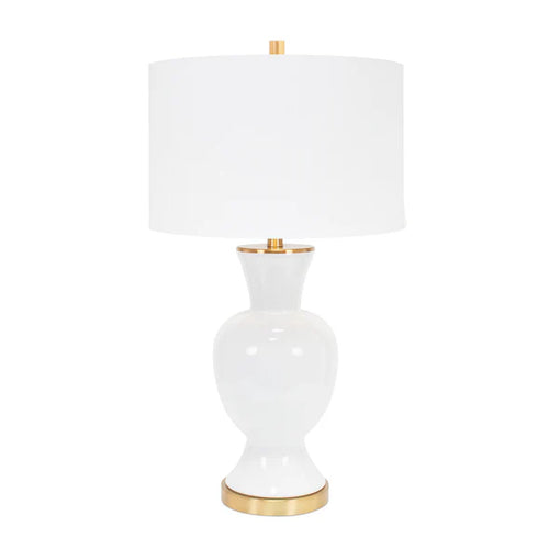 Couture Lighting Conley White Table Lamp