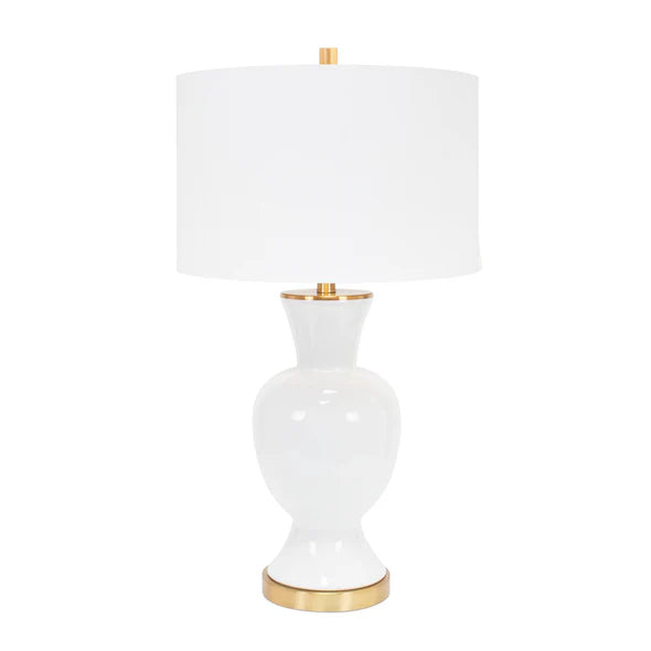 Couture Lighting Conley White Table Lamp