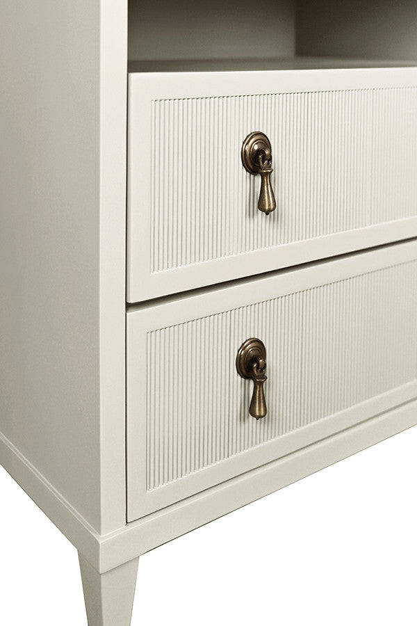 Worlds Away Corine Side Table