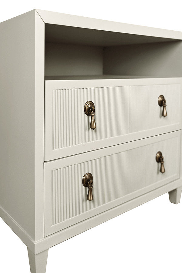 Worlds Away Corine Side Table