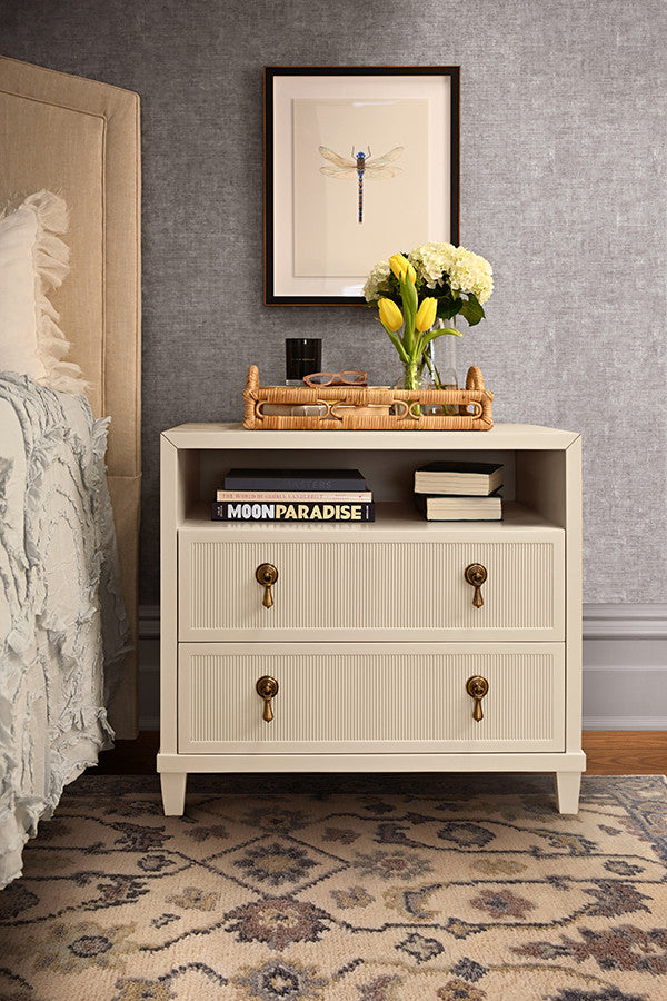 Worlds Away Corine Side Table