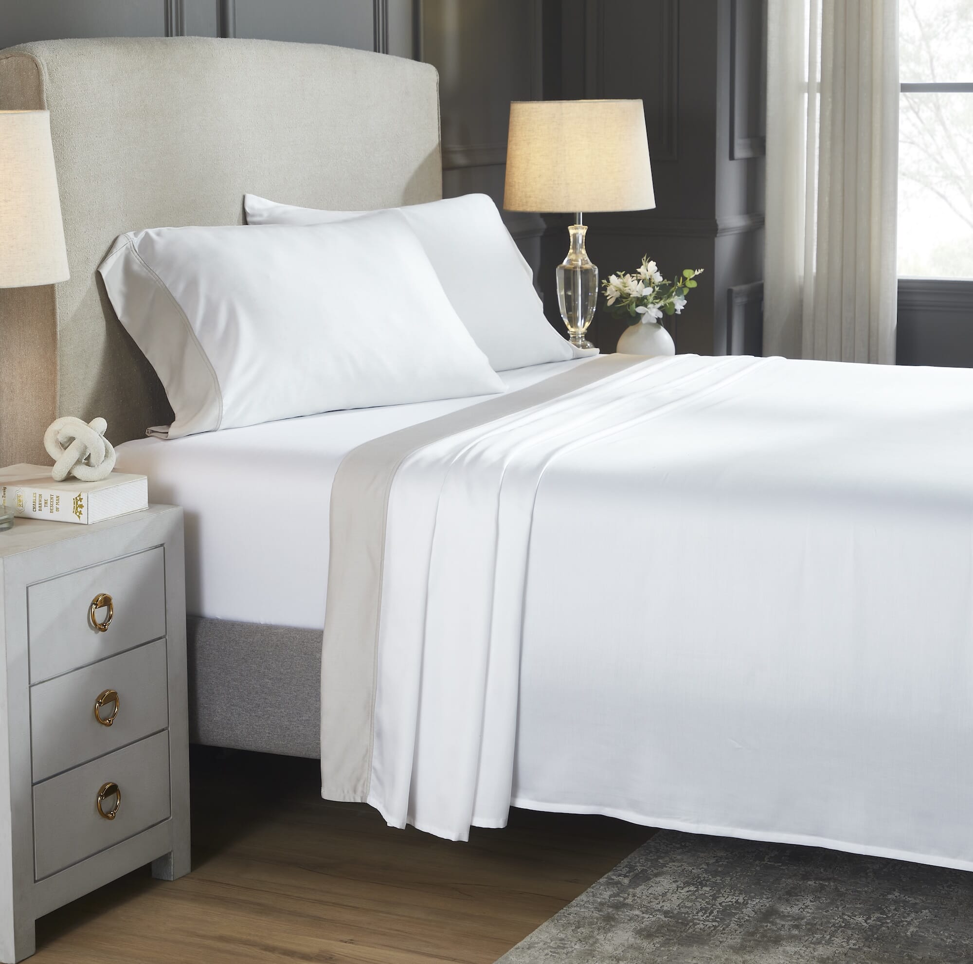 Orchids Lux Home Porto Sheet Set