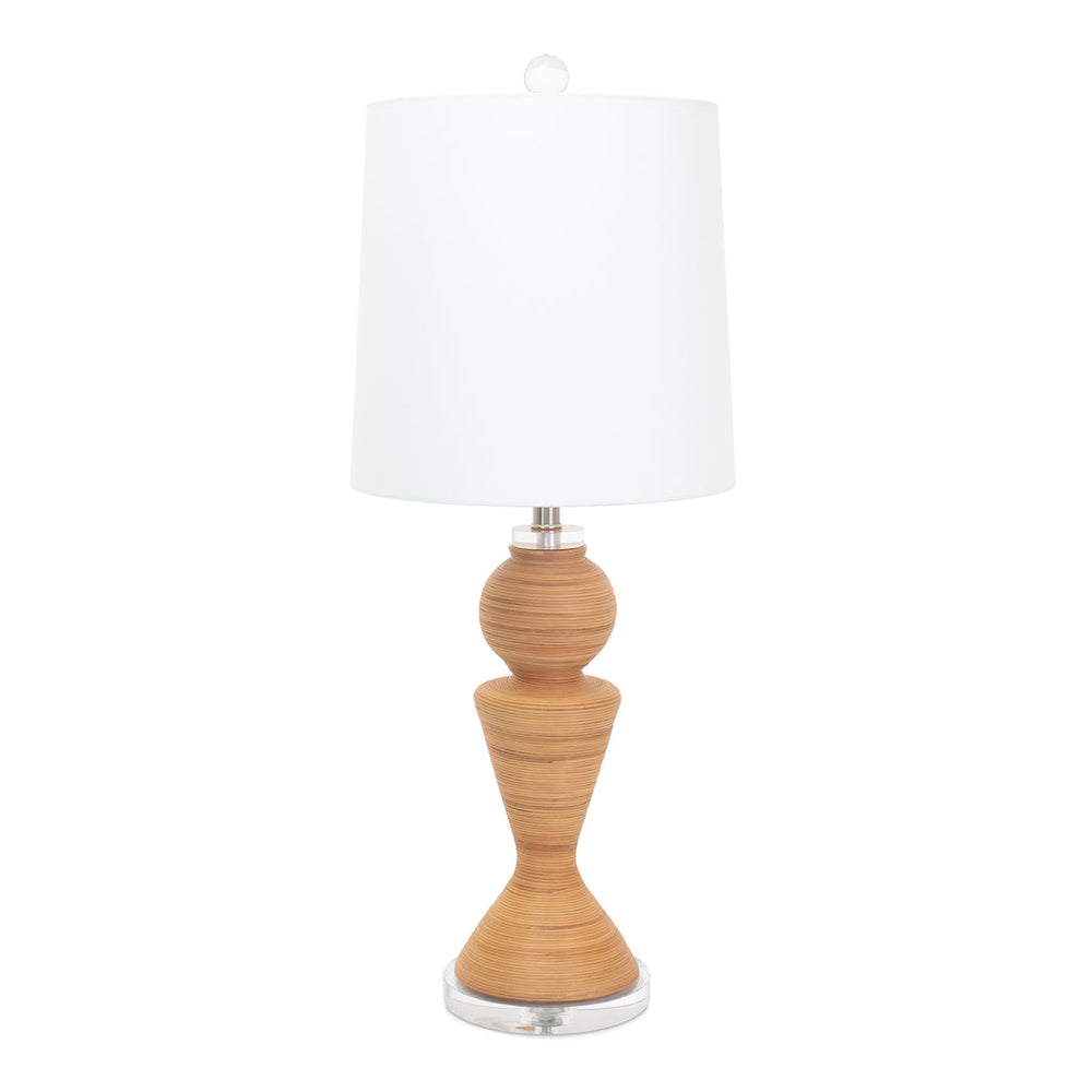 Couture Lighting 33.5"H Natural Rattan Table Lamp