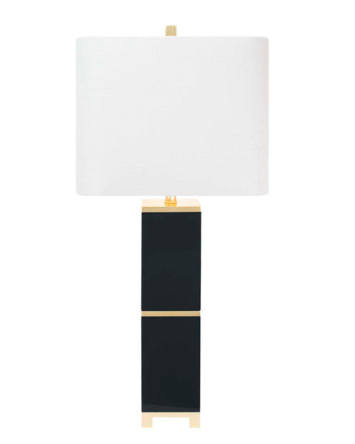 Couture Lighting 34.5"H Jacques Table Lamp Black