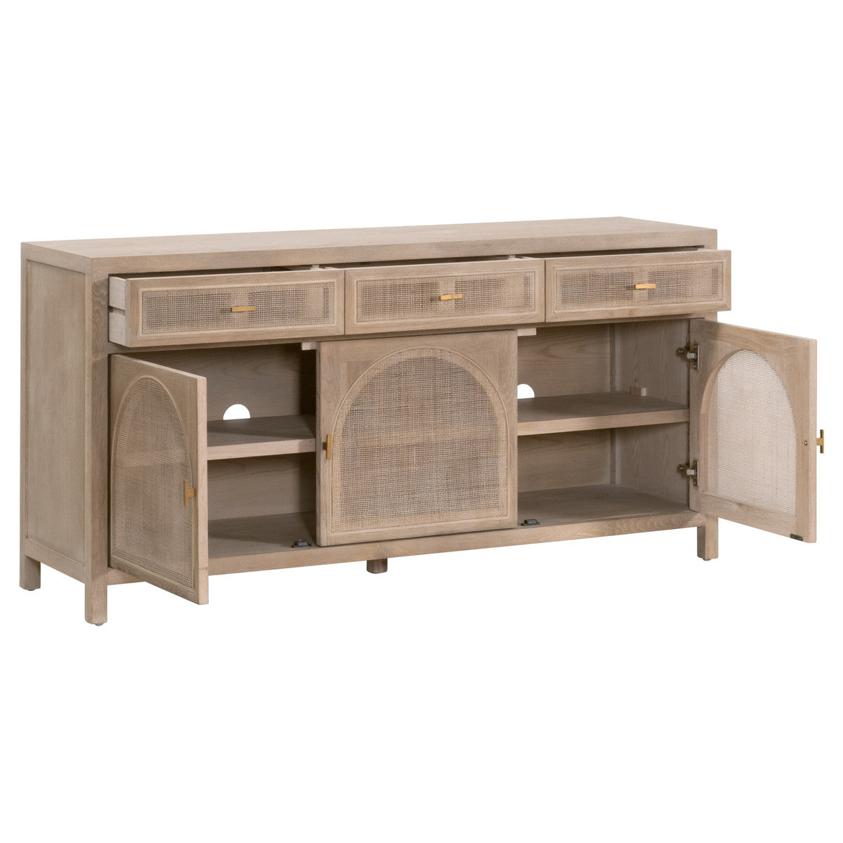 Essentials For Living Cane Media Sideboard