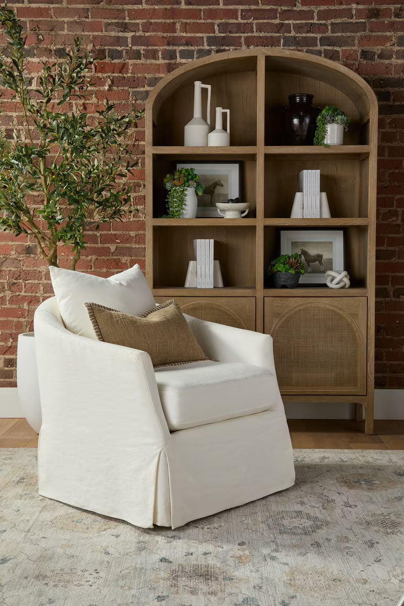 Essentials For Living Cane Storage Bookcase