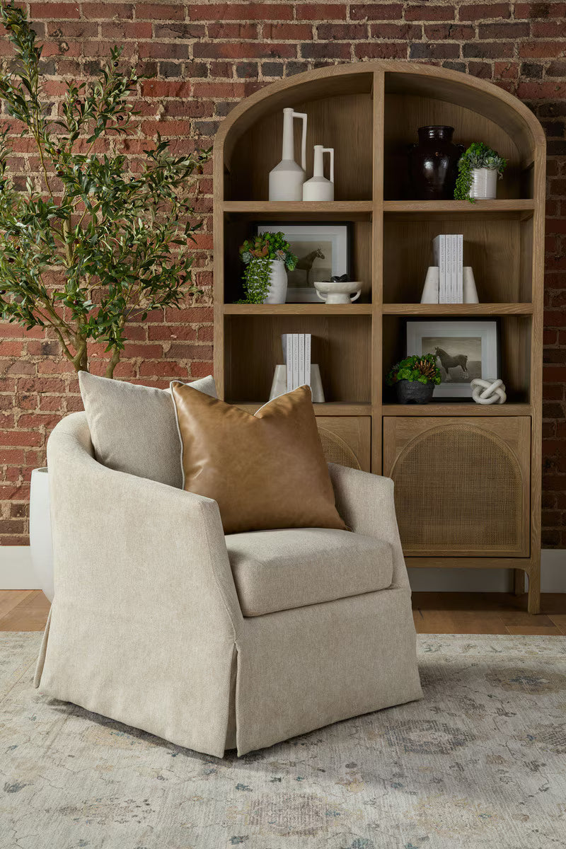 Essentials For Living Cane Storage Bookcase