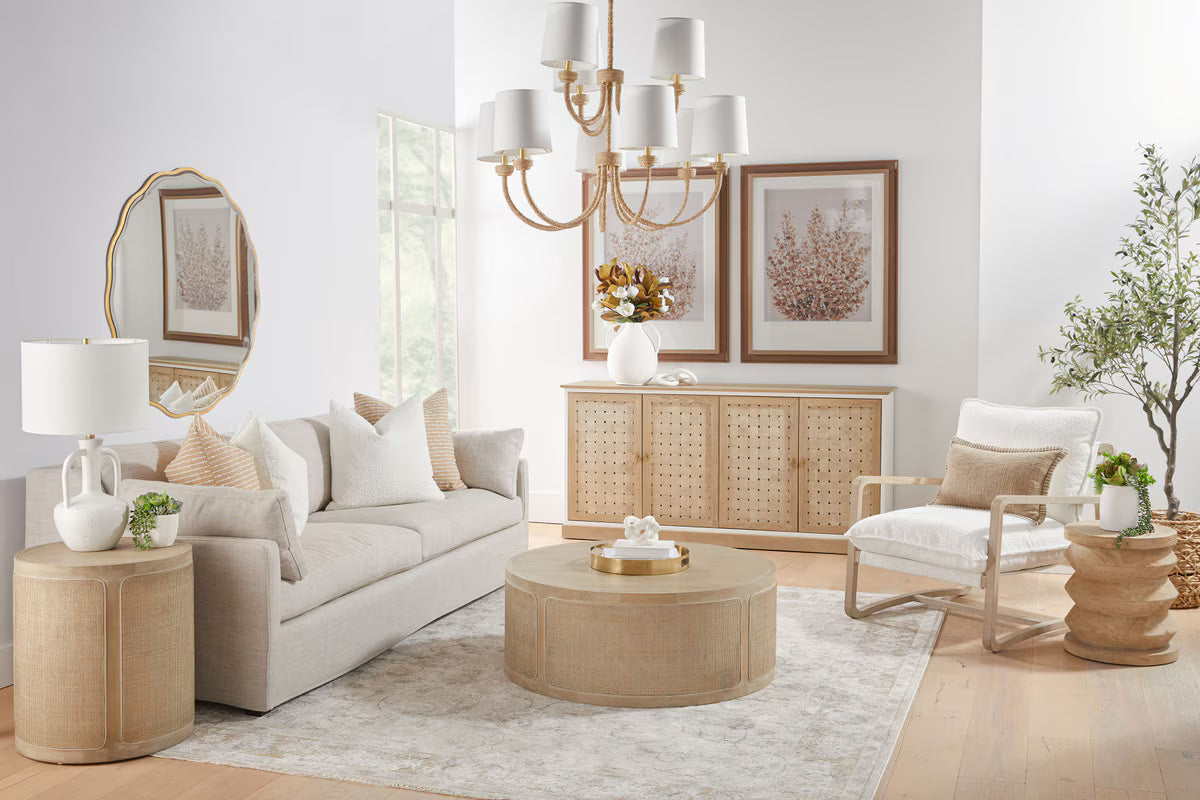 Essentials For Living Cane Coffee Table
