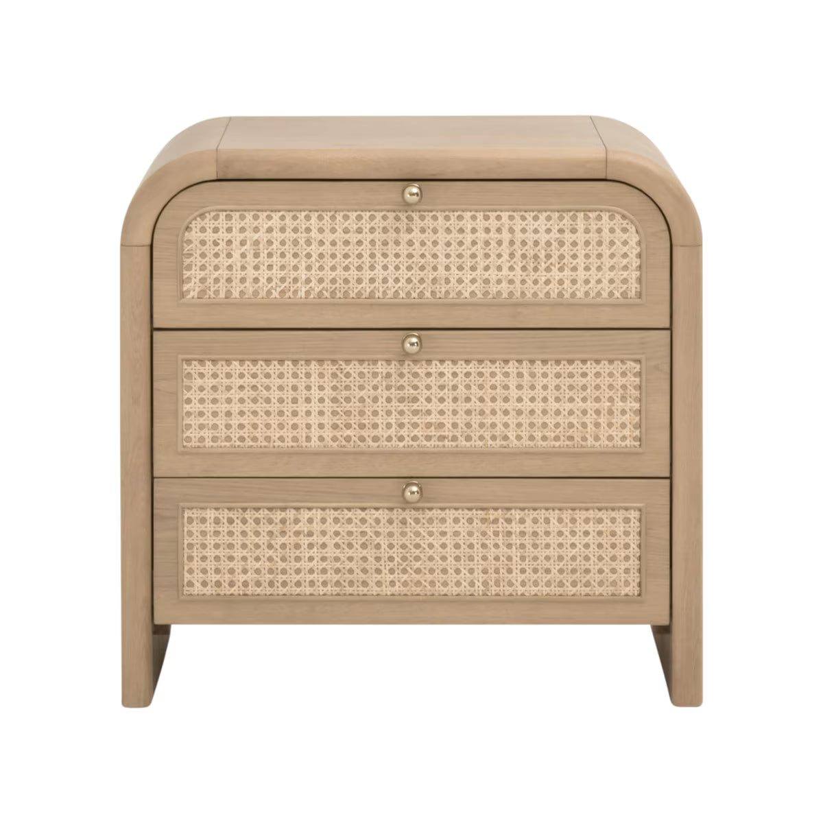 Essentials For Living Cannes 3 Drawer Nightstand
