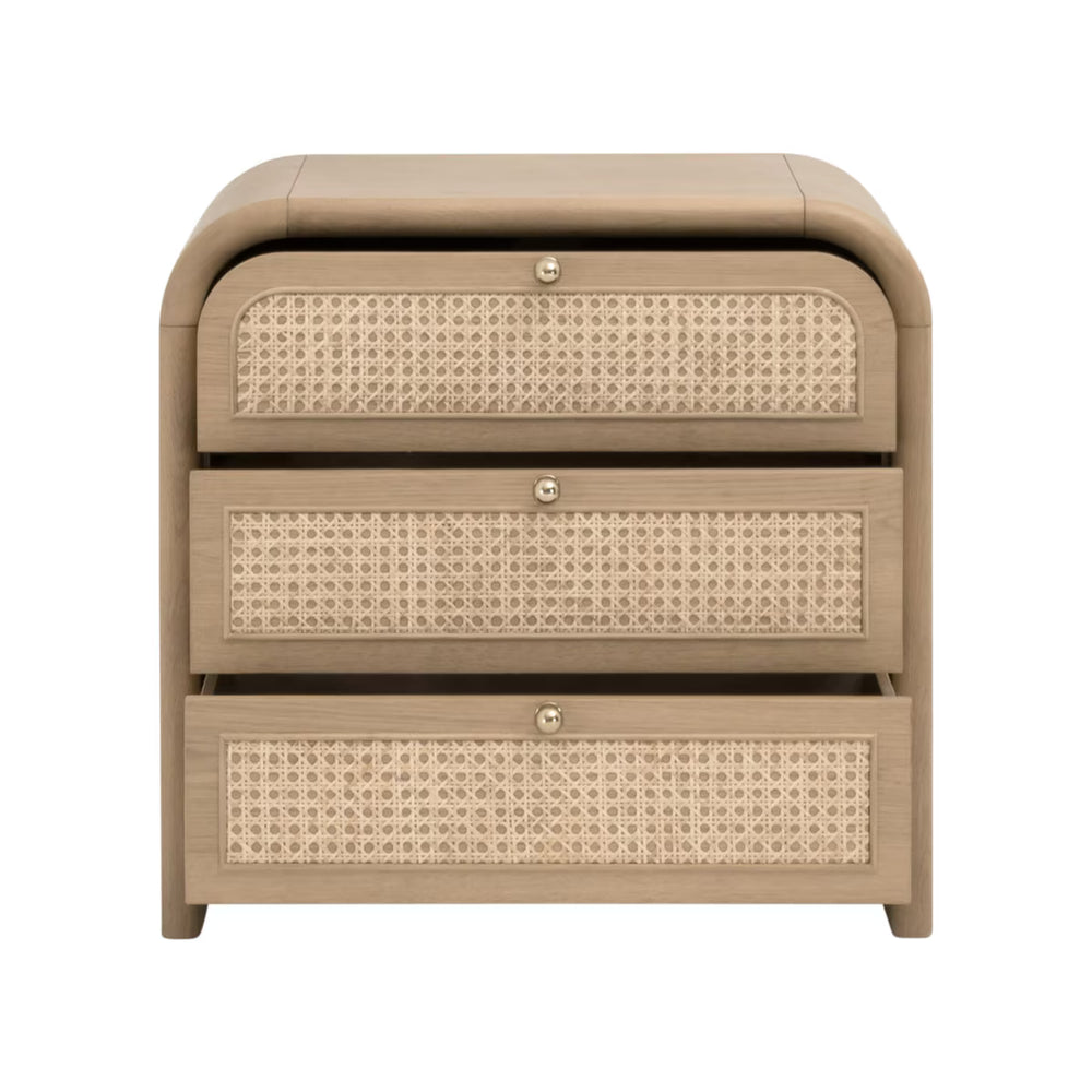 Essentials For Living Cannes 3 Drawer Nightstand