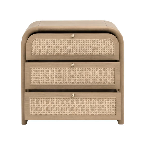 Essentials For Living Cannes 3 Drawer Nightstand