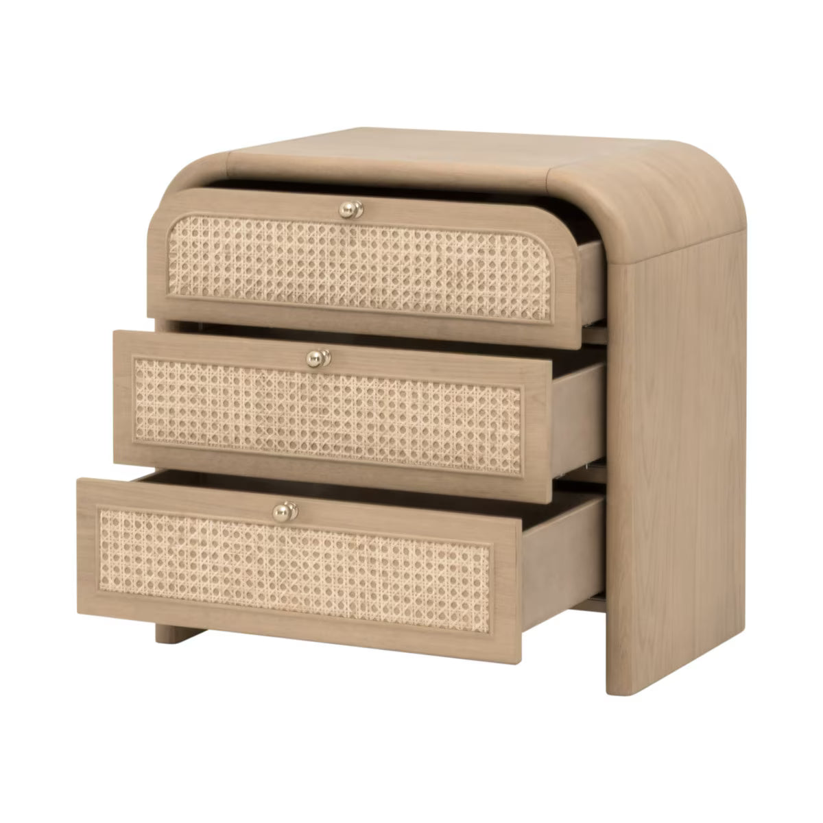 Essentials For Living Cannes 3 Drawer Nightstand