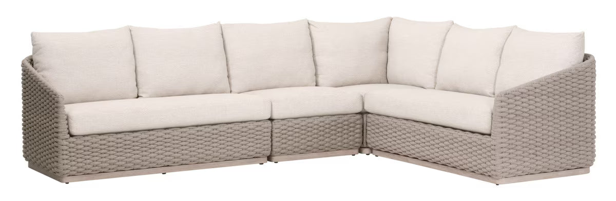 Essentials For Living Caspian Outdoor Modular Armless Sofa Chair