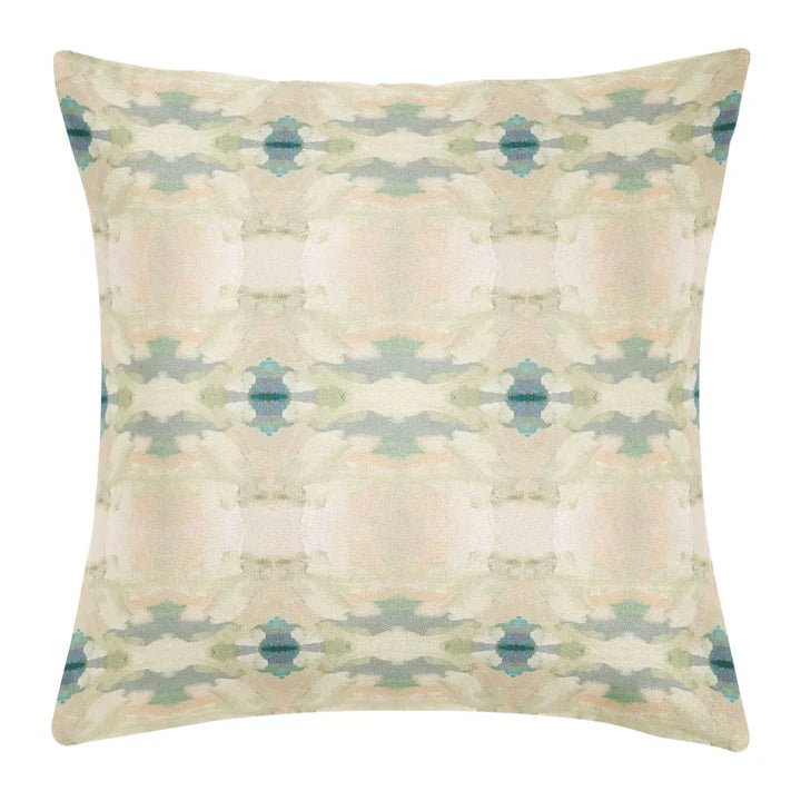 Coral Bay Pale Blue Linen Cotton Pillow