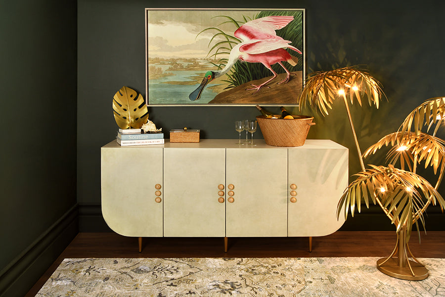 Worlds Away Deluca Cabinet