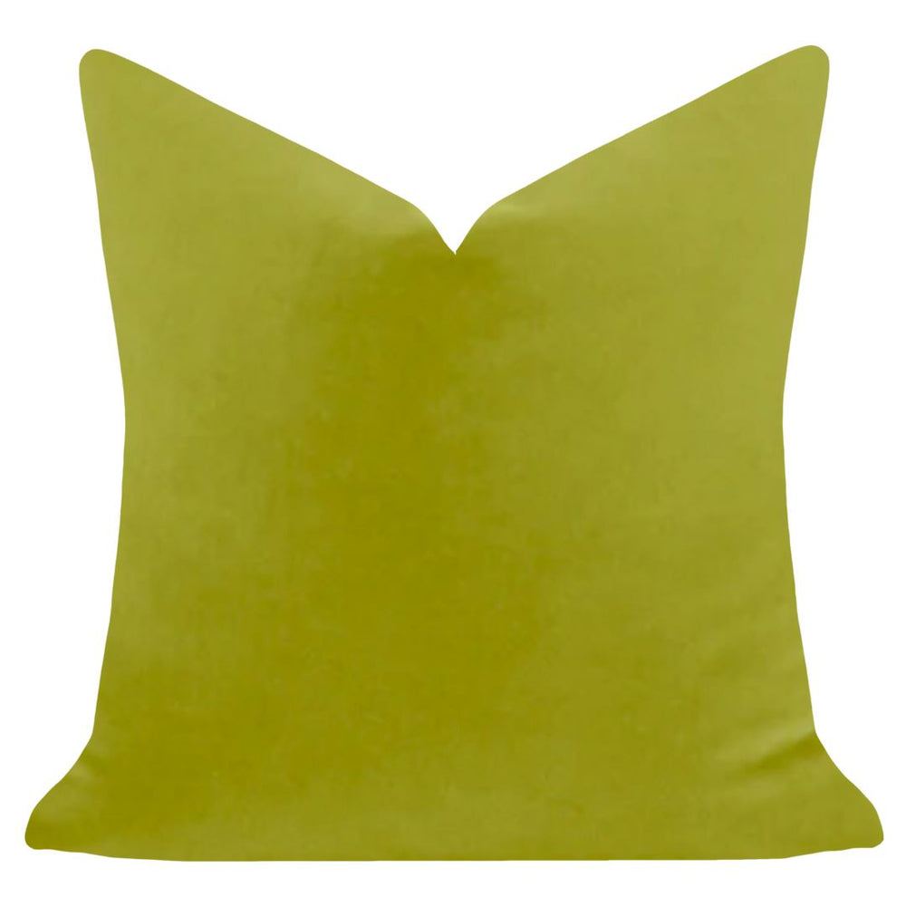 Laura Park Green Velvet Pillow