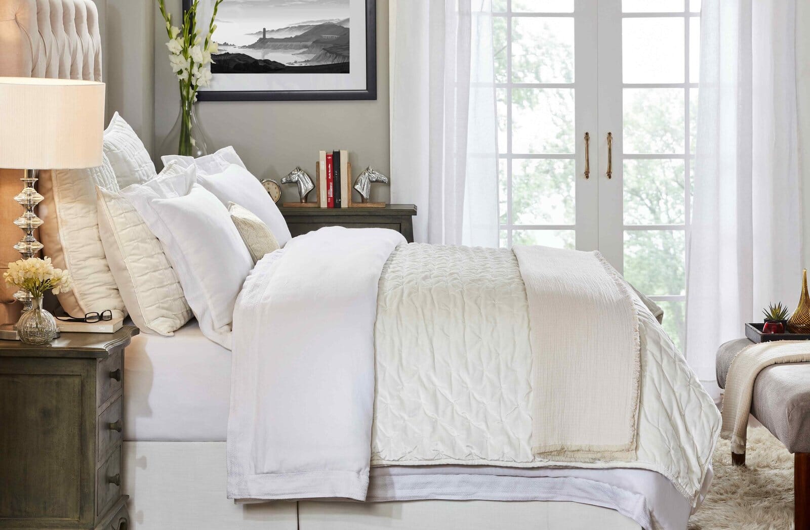 Orchids Lux Home Parker Bedding Collection