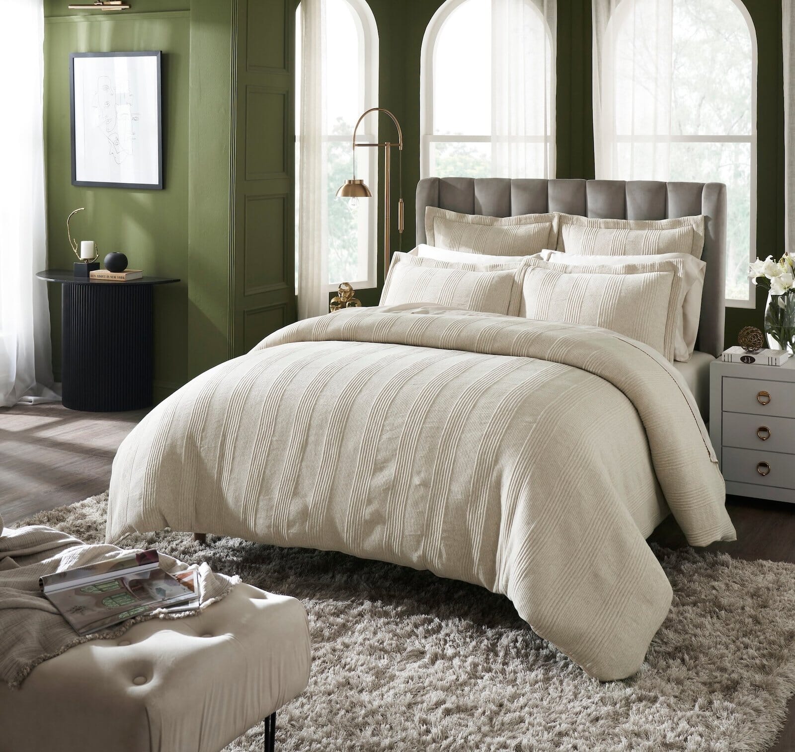 Orchids Lux Home Savoy Bedding Collection