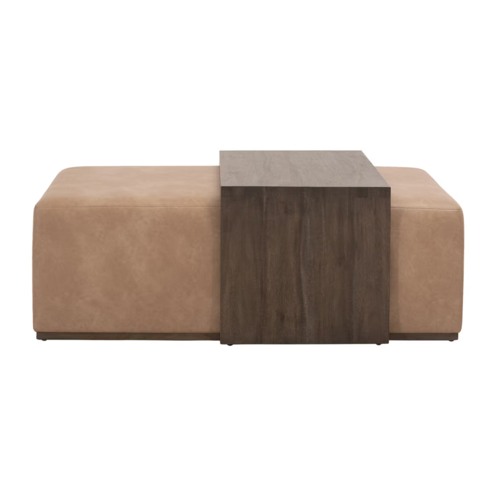 Essentials For Living Dovetail Upholstered Coffee Table