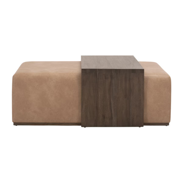 Essentials For Living Dovetail Upholstered Coffee Table