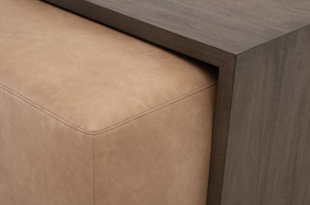 Essentials For Living Dovetail Upholstered Coffee Table