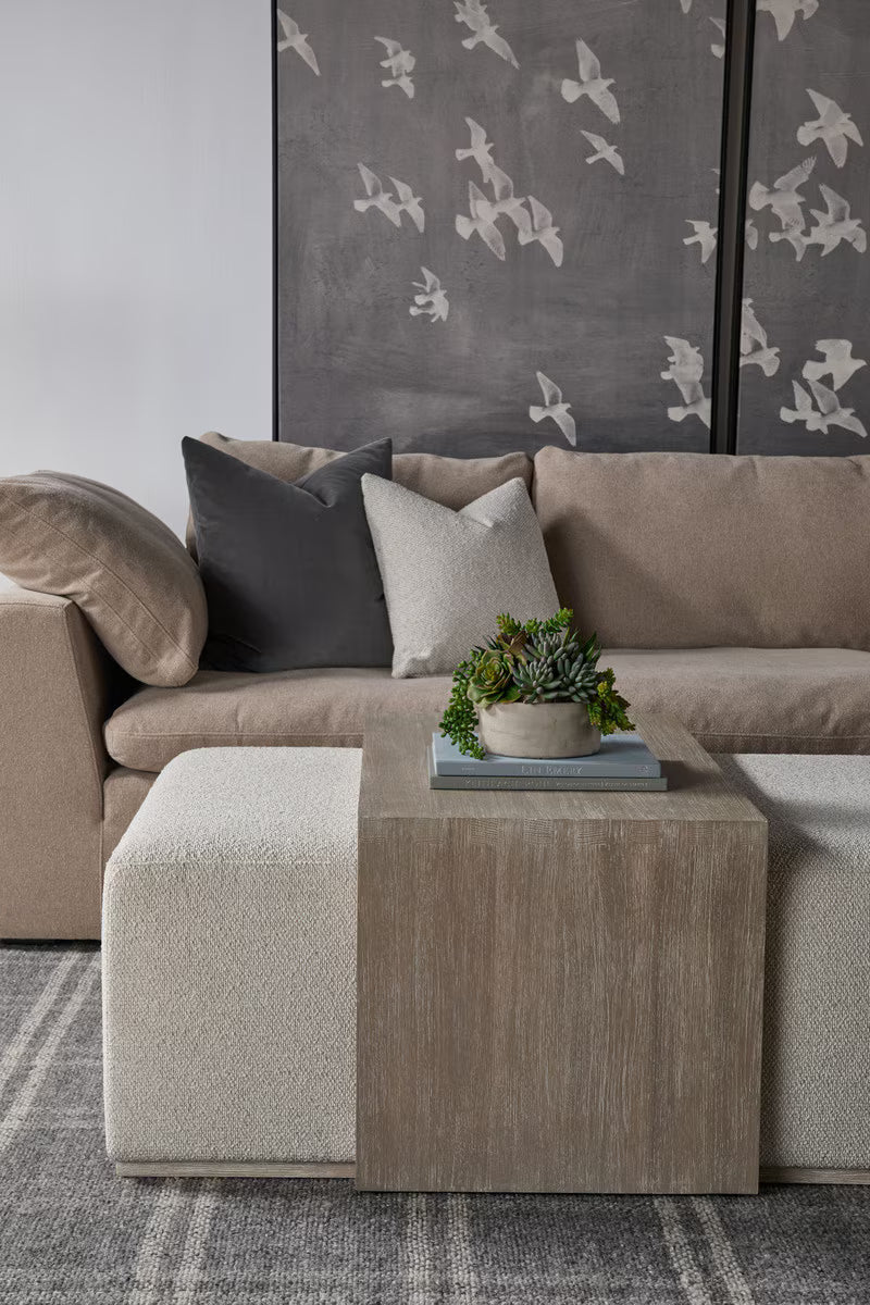 Essentials For Living Dovetail Upholstered Coffee Table