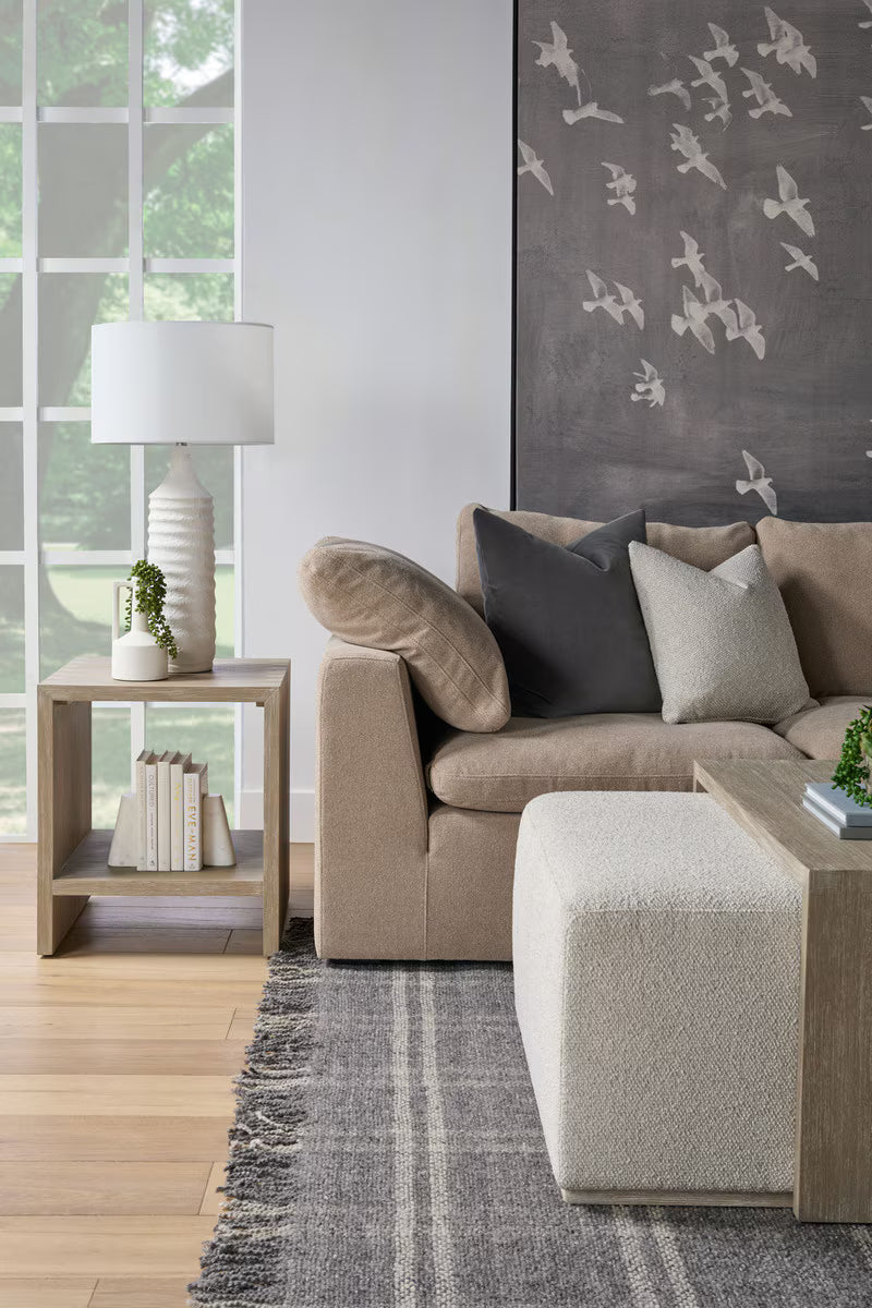 Essentials For Living Dovetail Upholstered Coffee Table