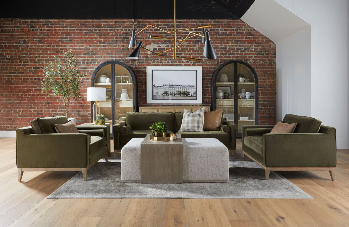 Essentials For Living Dovetail Upholstered Coffee Table