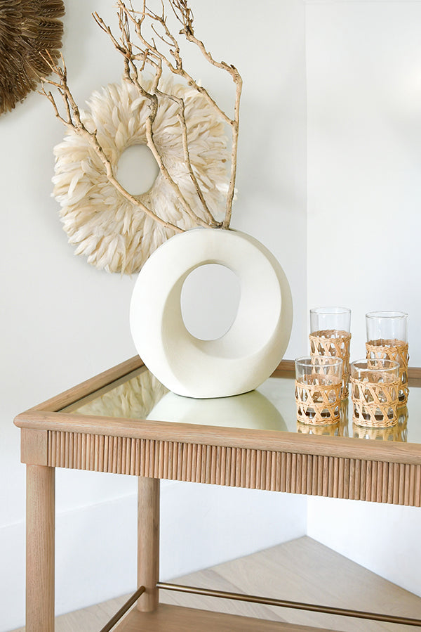 Worlds Away Dublin Bar Cart