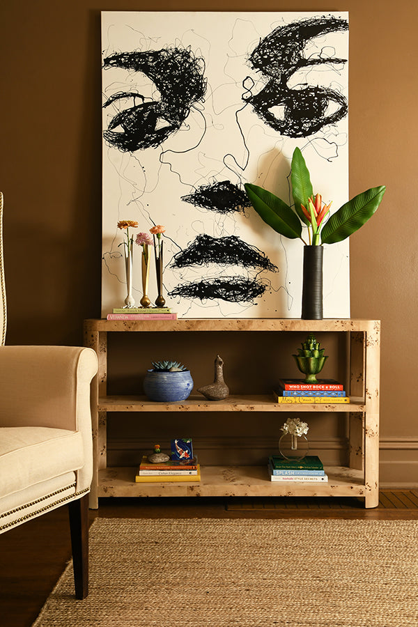 Worlds Away Emery Console Table