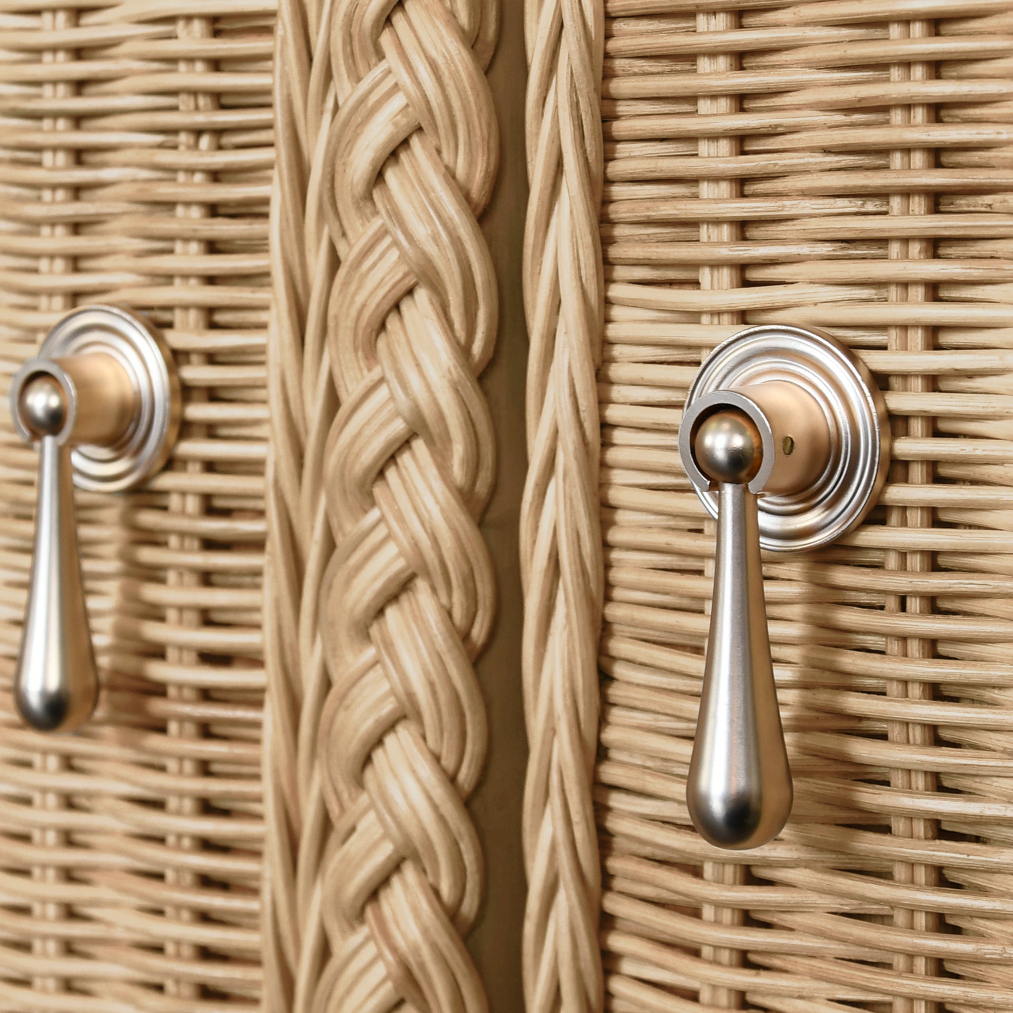 Worlds Away Evander Rattan Buffet Cabinet