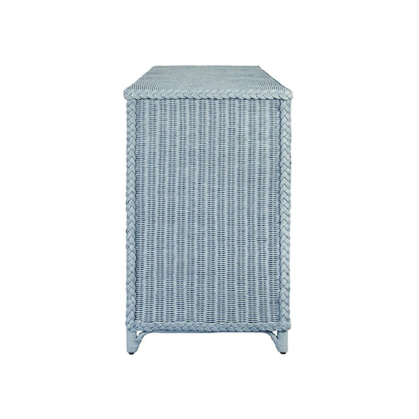 Worlds Away Evander Rattan Buffet Cabinet