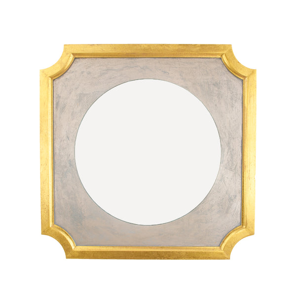 Champagne and Gold Scalloped Mirror