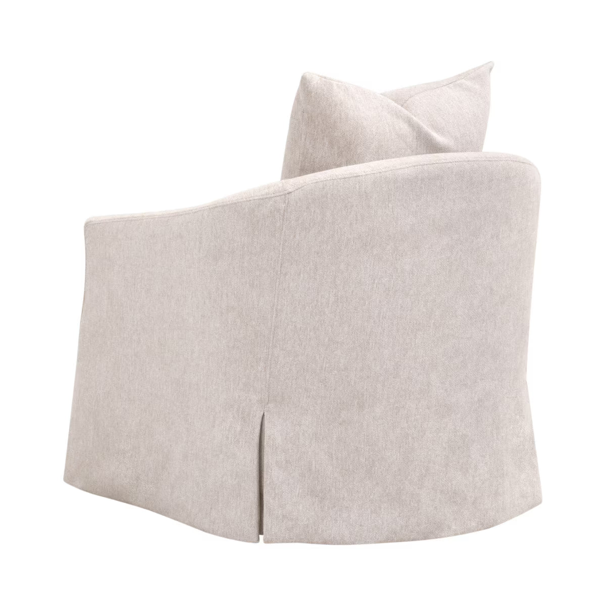 Essentials For Living Faye Slipcover Swivel Club Chair