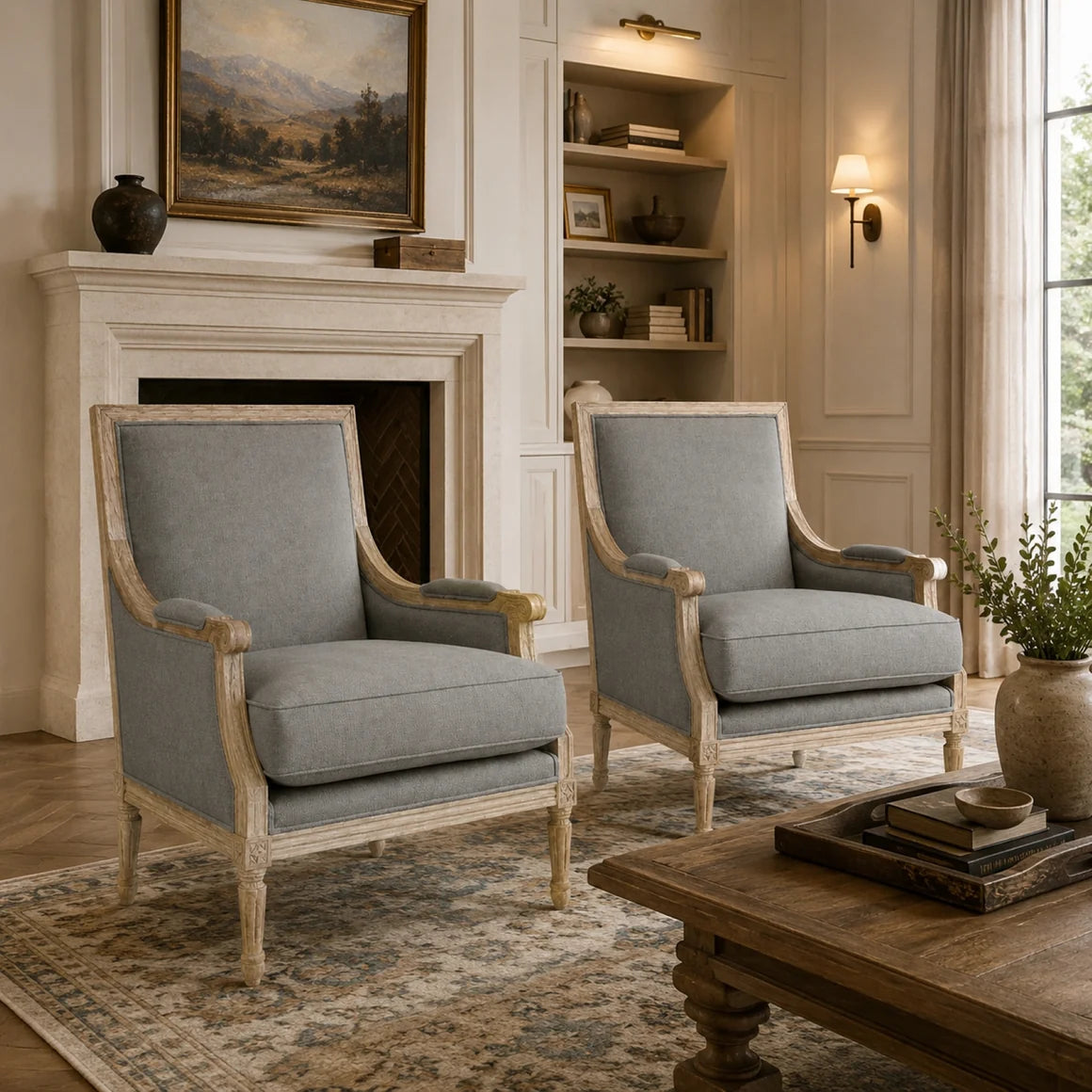 Zentique Louis Club Chair
